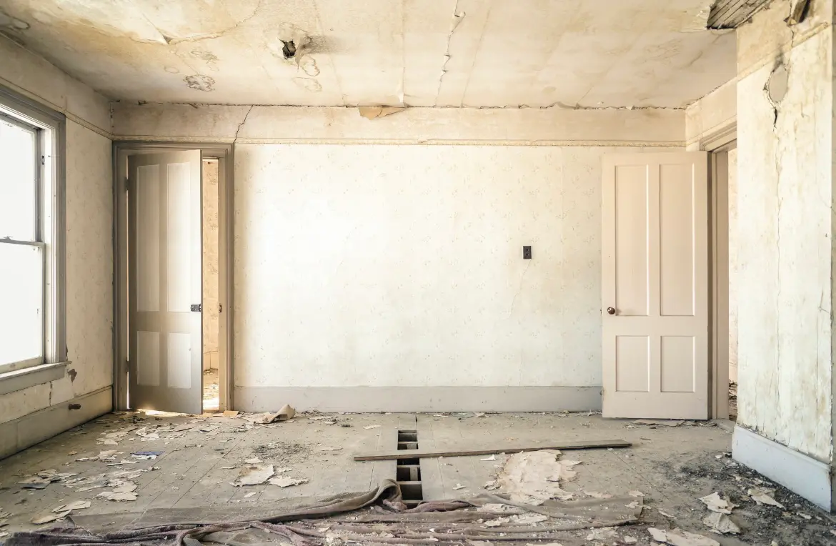 Waste disposal crew managing a cleanout project in East Hampton